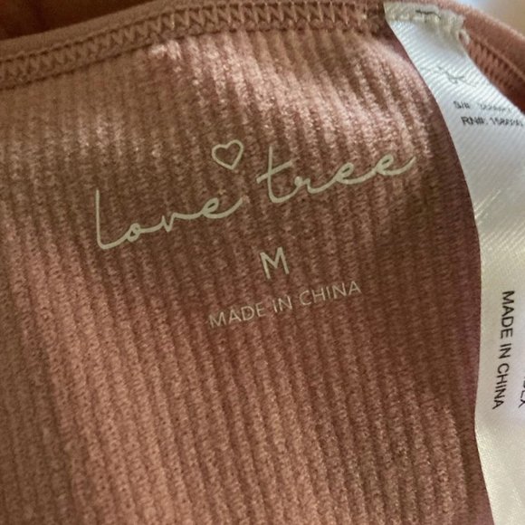 🥑FREE🥑 w/any FP purchase Love Tree Seamless Bodysuit in Rose - Picture 3 of 3